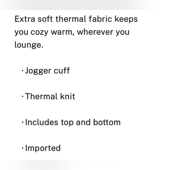 Victoria's Secret Pure Black Bling Thermal Pjs. Brand New 💎 - Picture 3 of 7